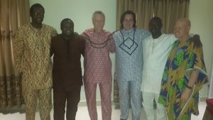 CISER Nigeria Co-Founders Folusho Titiloye, Basheer Oshodi, Akeem Oyewale, Ade Adegbenjo with Ronnie Lessem and Alexander Schieffer