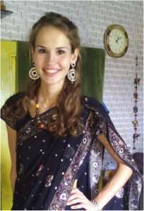 Zarah Kronbach with Coro in India