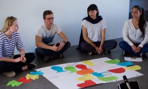 Students presenting Integral Design of Coro Center for Grassroots Leadership