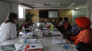 The Impact Forum was attended by Representatives of the impacted Community Radios in Uttarakhand, Community Radio Experts from India, Bangladesh and Nepal, as well as by India's famous activist Swami Agnivesh and IOM's Dr. Meera Seethi